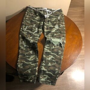 NWT Fashion Nova Men Julian Skinny Jeans - Olive Size 42